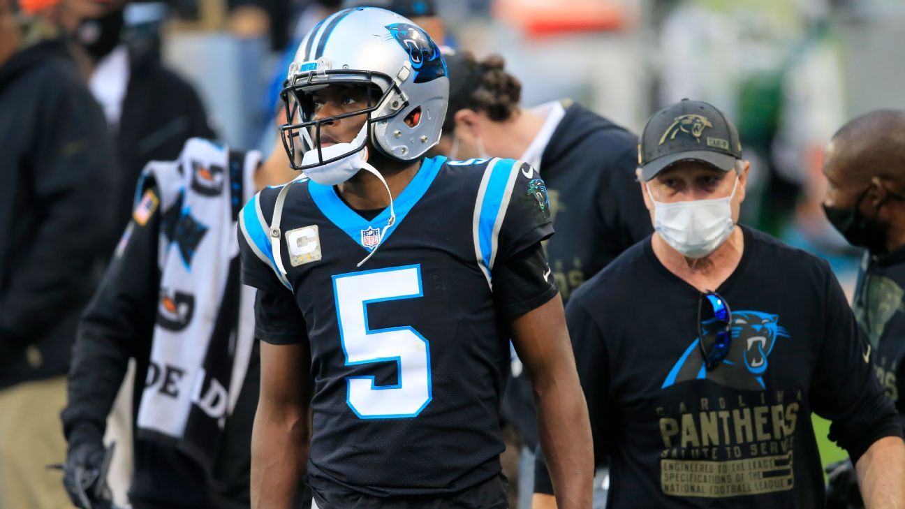 Panthers QB Teddy Bridgewater (knee) 'a game-time decision' for Sunday vs.  Lions