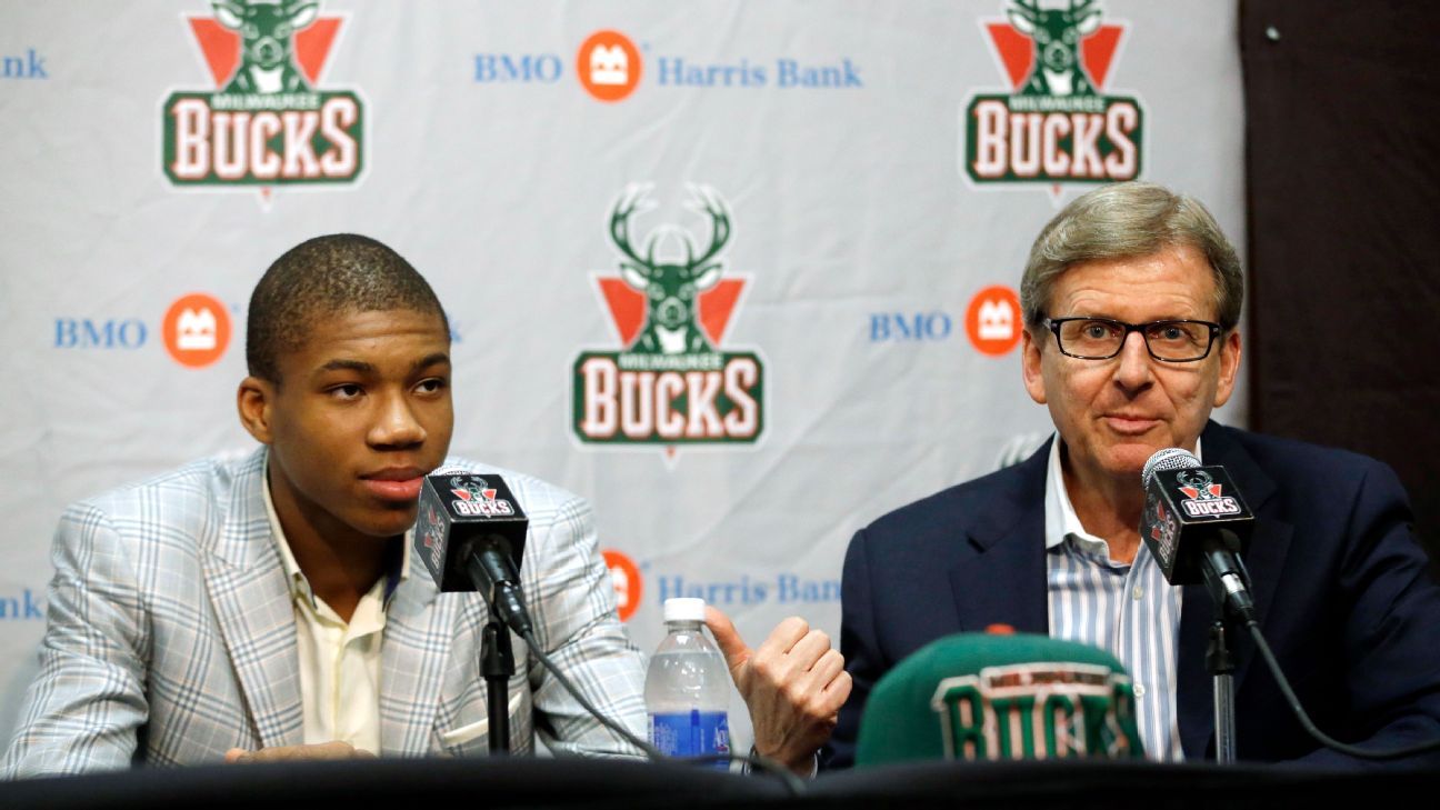 Bucks' Giannis Antetokounmpo Has Grown Nearly 2 Inches Since 2013 NBA Draft, News, Scores, Highlights, Stats, and Rumors