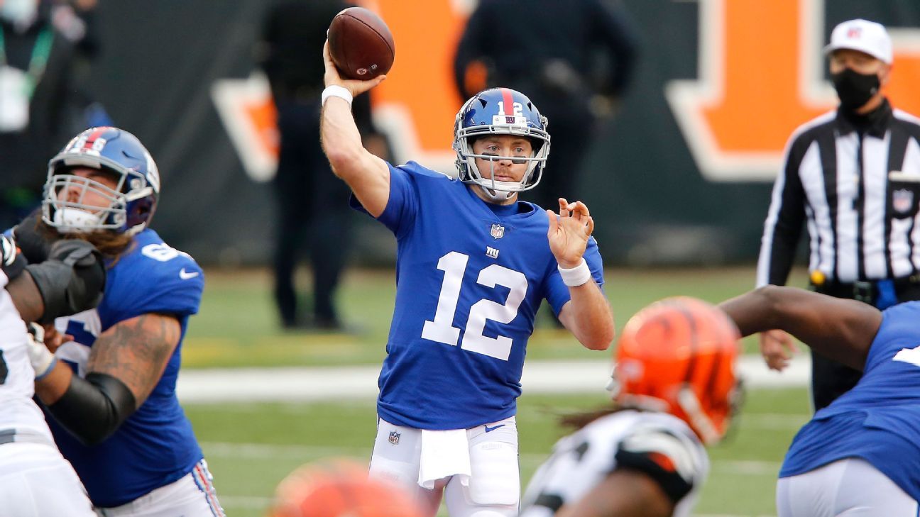 Colt McCoy ready if injured Daniel Jones can't play