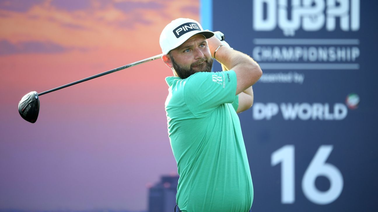 Andy Sullivan in halfway stage three shot lead at Dubai Championship - ESPN