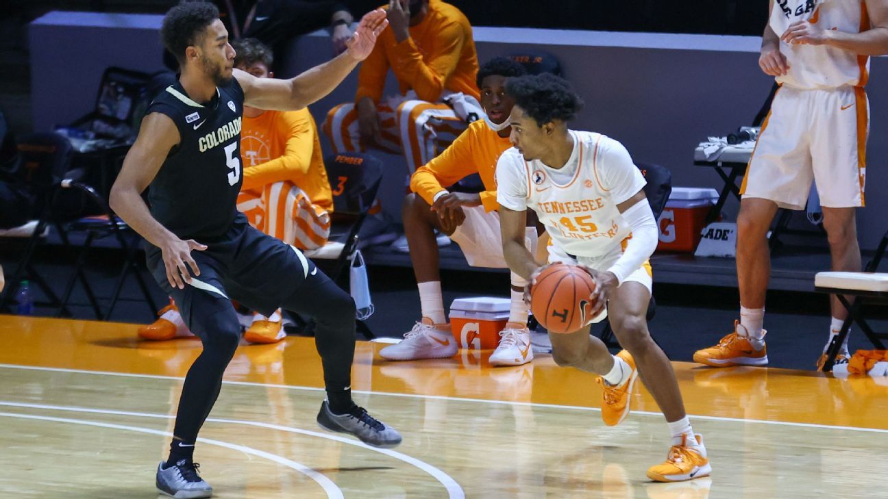 NBA Mock Draft: Tennessee G Keon Johnson slides in latest projection -  Rocky Top Talk