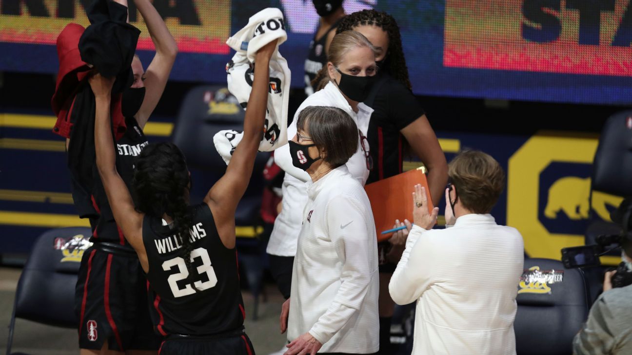Stanford's VanDerveer ties Summitt in Div. I wins