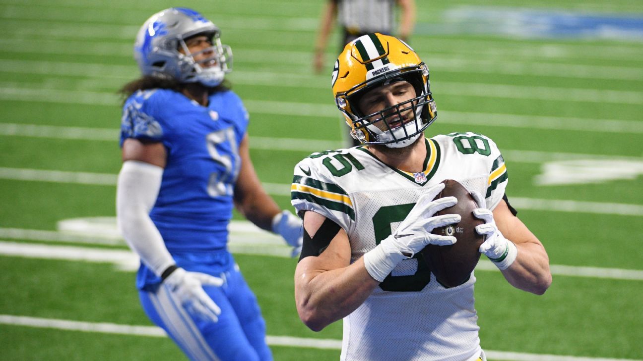 Packers: Robert Tonyan left off ESPN top tight end rankings