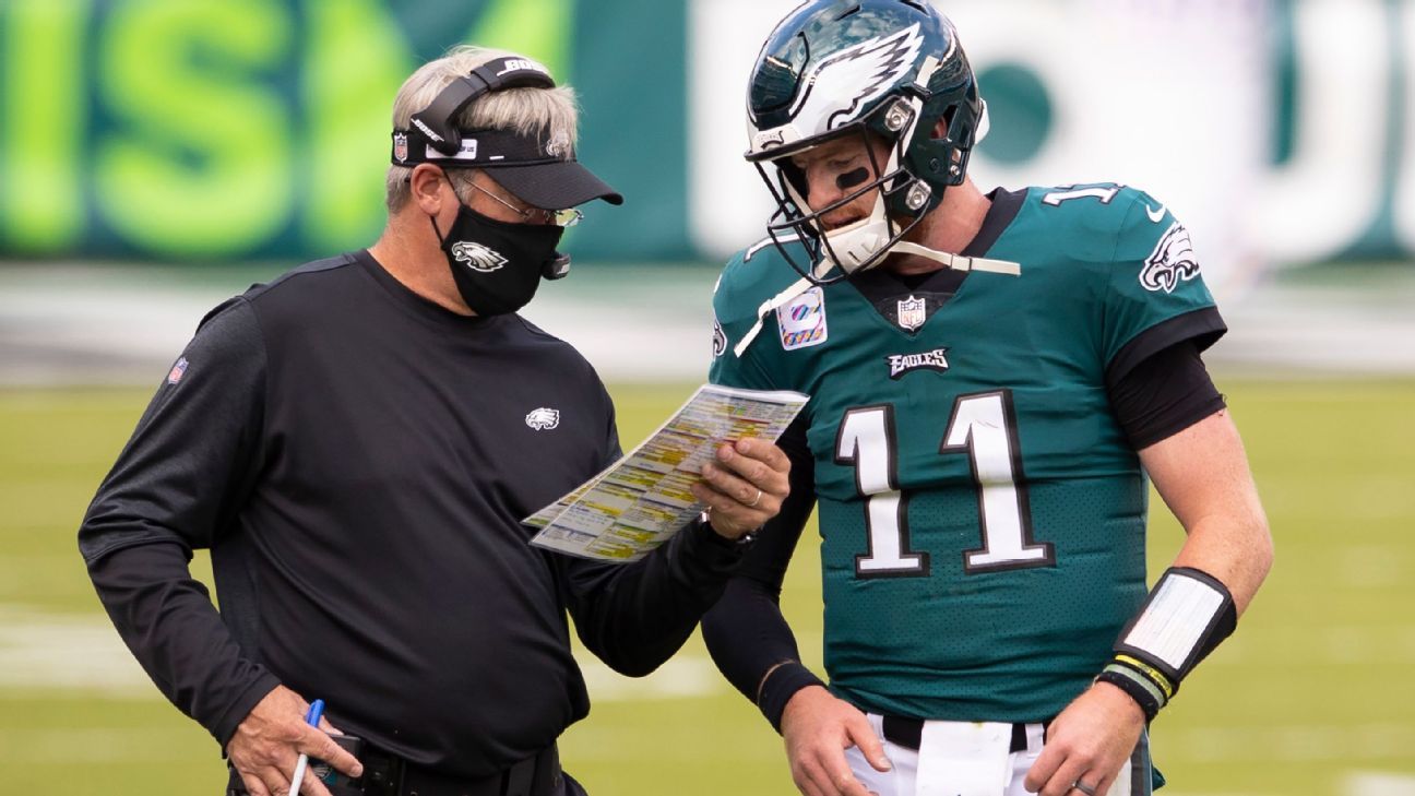 The Wentz-Pederson relationship is red;  el QB planea pedir el canje