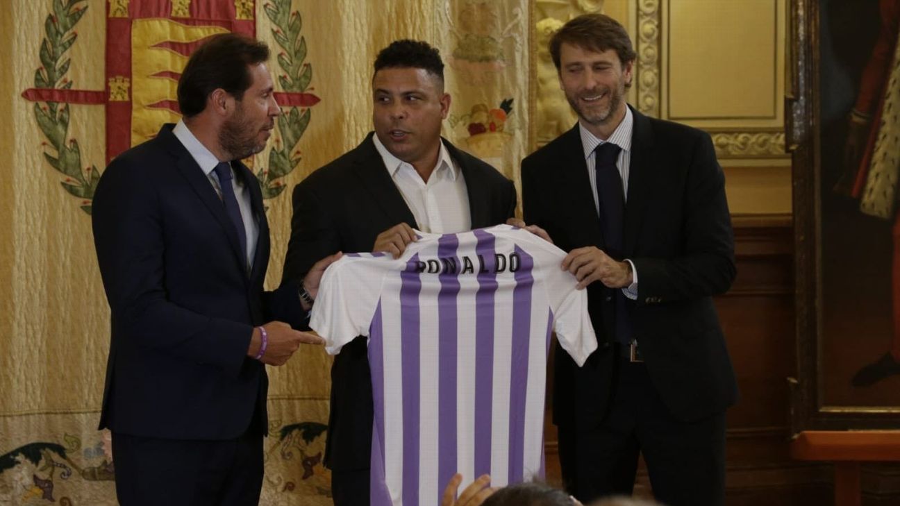 Ronaldo Nazario dreams of leading Valladolid to the Champions League