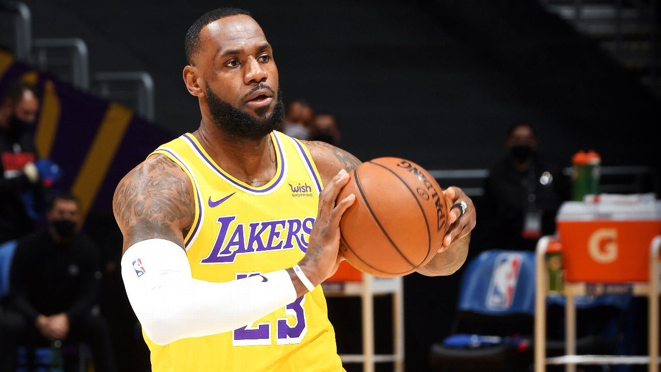 LeBron James, Lakers lead NBA jersey, merchandise sales - ESPN