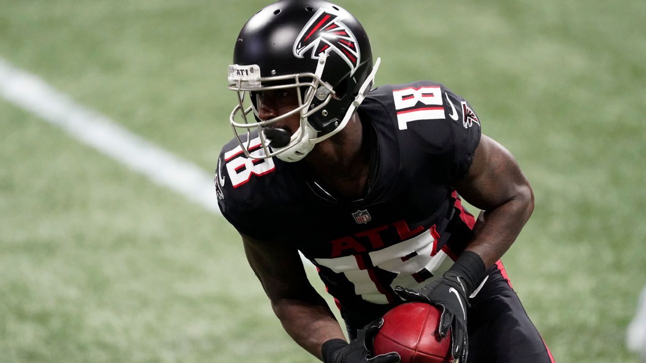 Atlanta Falcons' Calvin Ridley won't travel to London for NFL game vs. New York ..