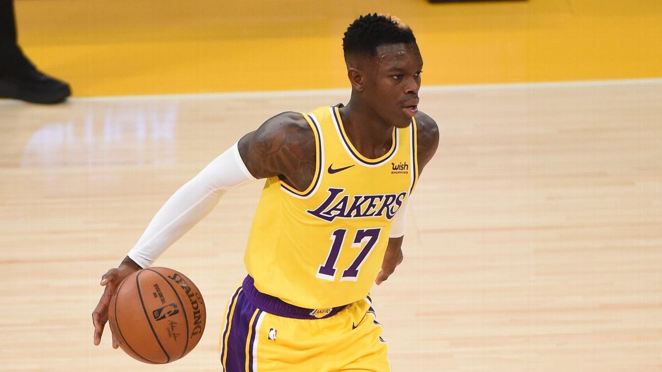 Sources - Los Angeles Lakers' Dennis Schroder tests negative, in 7-day quarantine - ESPN