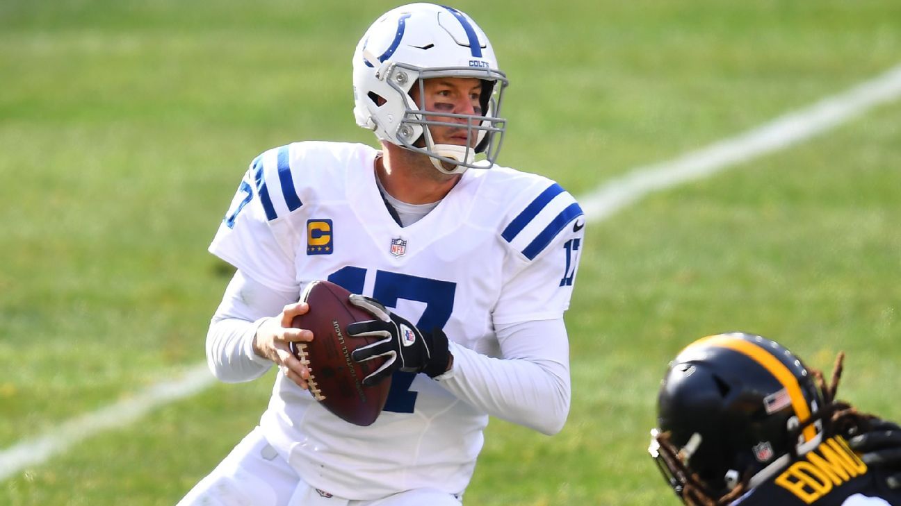 Colts’ Philip Rivers ties Dan Marino with 420 TD passes on 42-yarder to Zach Pascal