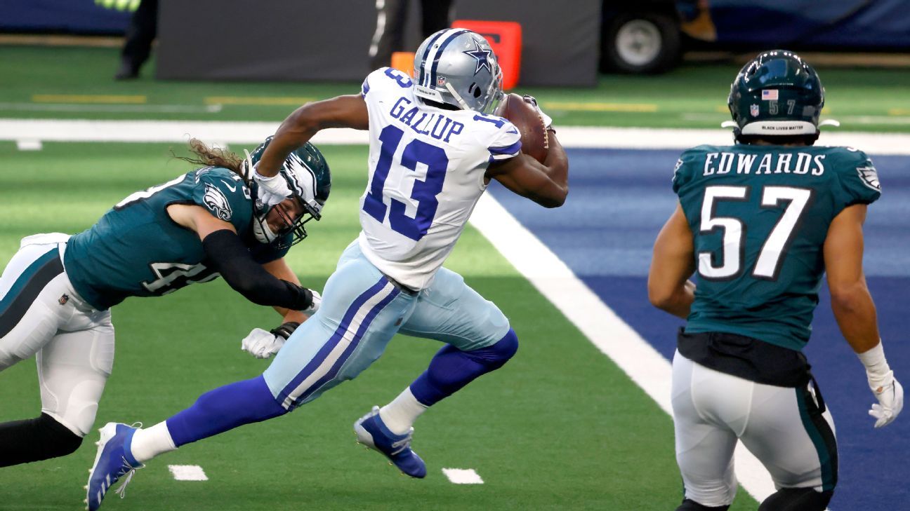 3 x 1,000 yards: Cowboys' Amari Cooper, Michael Gallup, CeeDee Lamb aim  high - ESPN - Dallas Cowboys Blog- ESPN