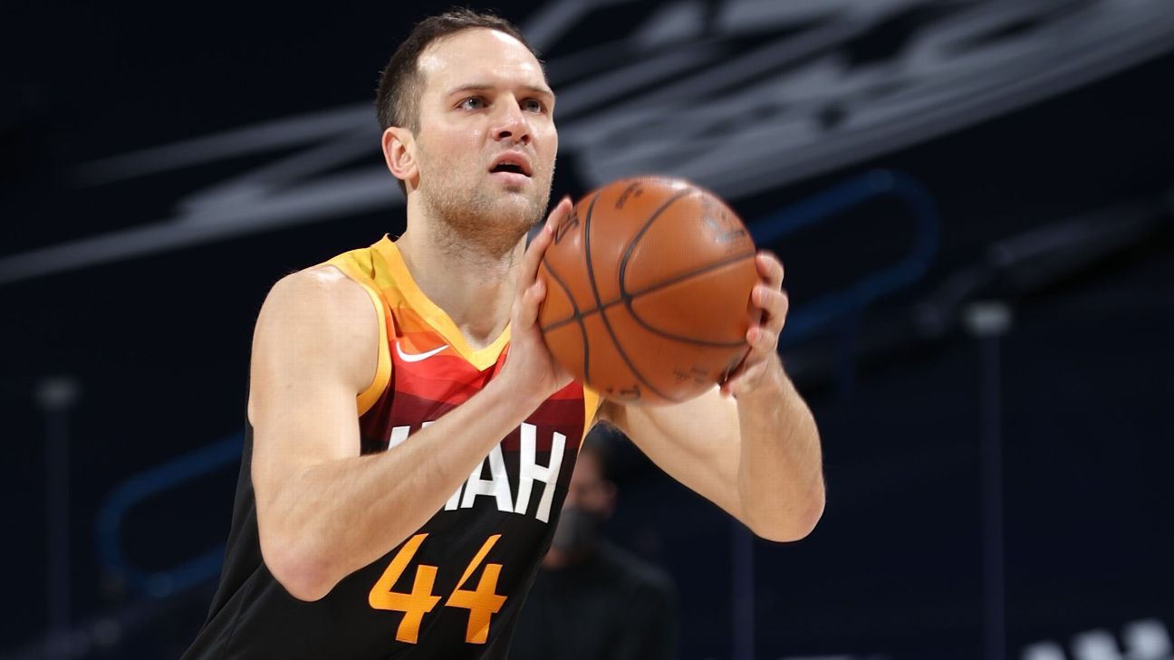 Utah Jazz to trade Bojan Bogdanovic to Detroit Pistons for Kelly Olynyk, Saben L..