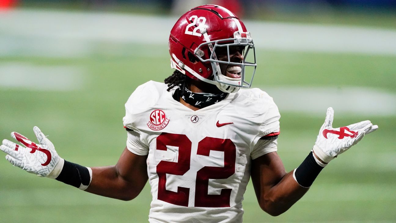 Najee Harris is the BamaCentral Crimson Tide Pro Athlete of the