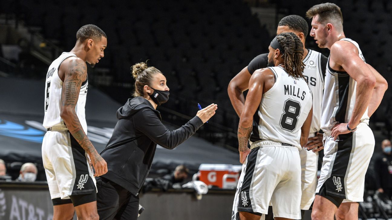 Becky Hammon won the chance to become head coach, says Gregg Popovich of Spurs