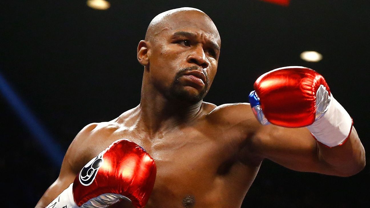 Emotional Floyd Mayweather Jr. calls International Boxing Hall of Fame induction..