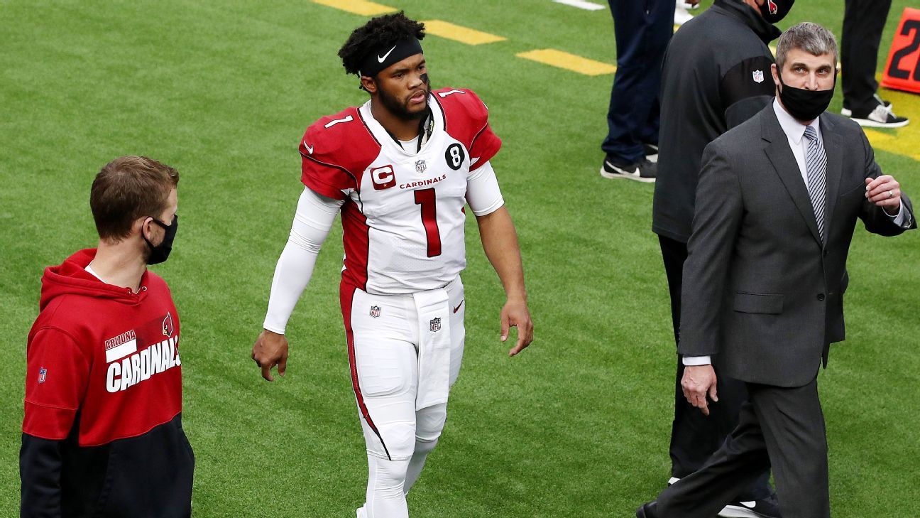 Cardinals' Kyler Murray leaves must-win game vs. Rams with injury