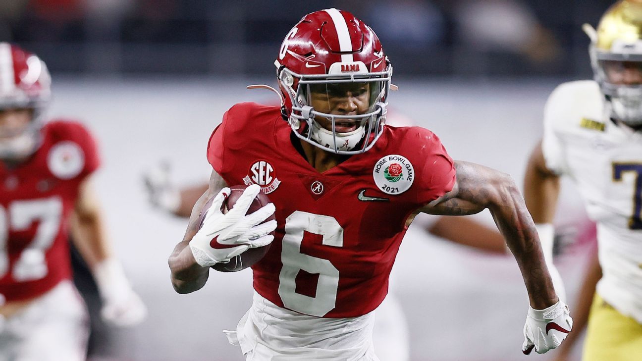 Projecting the 2021 NFL draft's top wide receivers - Why DeVonta Smith