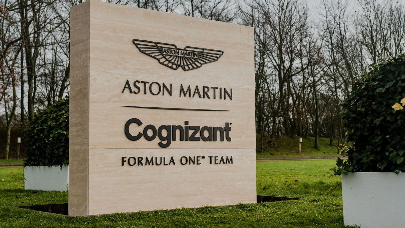 Rebranded Aston Martin F1 group indicators title sponsor Auto Recent