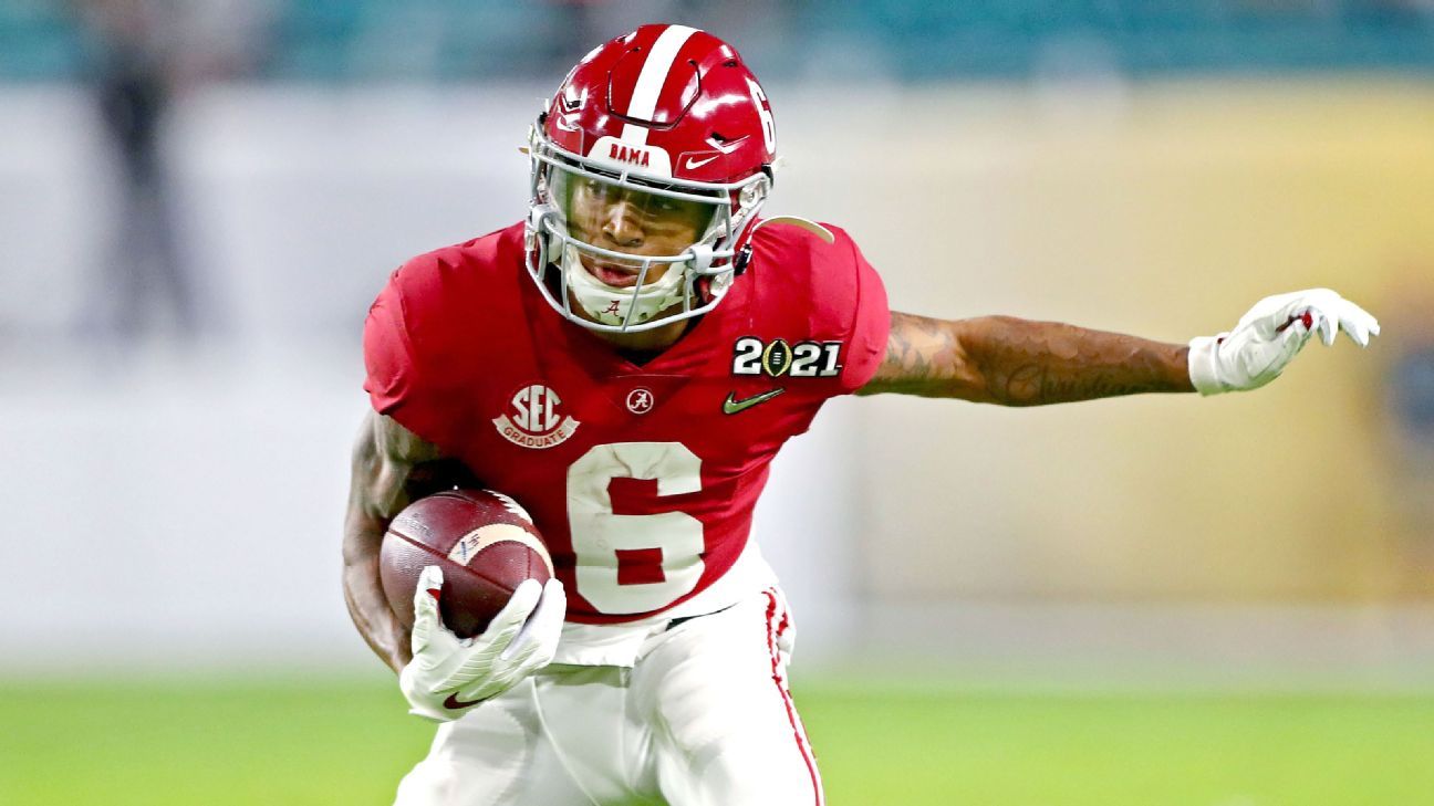 devonta smith height and weight