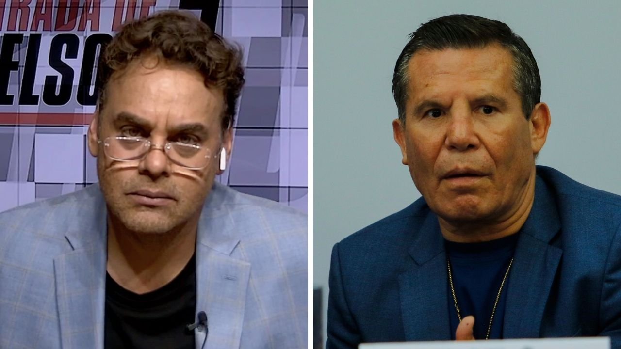 Julio César Chávez and David Faitelson cast a friendly “shot” in the net