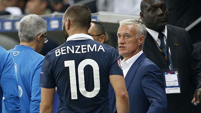 Deschamps dice geen poder perdonar a Benzema nie