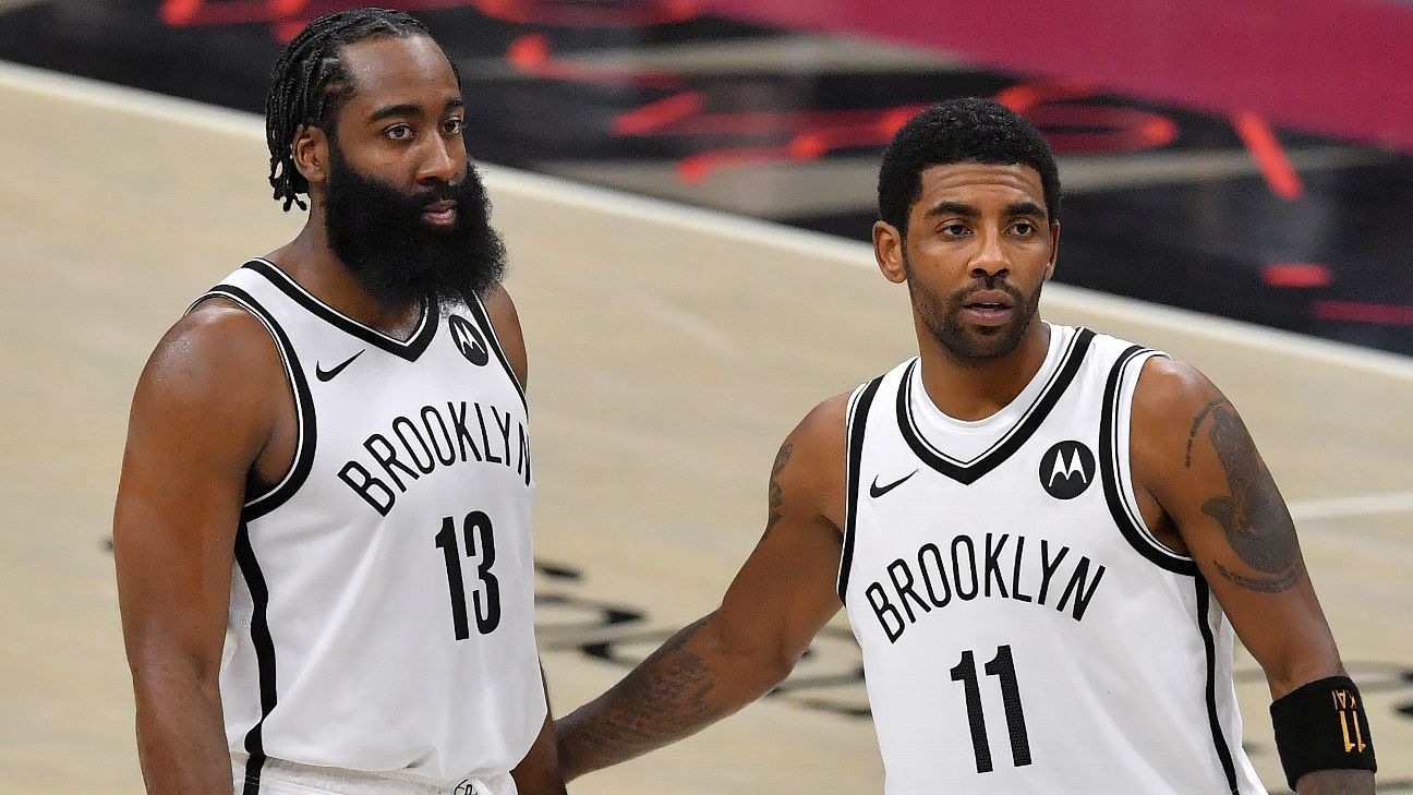 Brooklyn Nets Kyrie Irving Out James Harden Available For Game 6 Vs Milwaukee Bucks