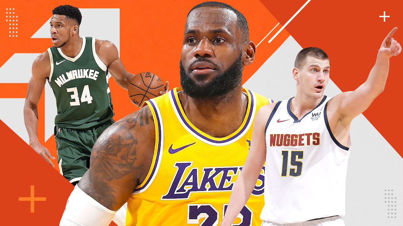 Ranking the top 10 NBA players for 2020-21 - ESPN