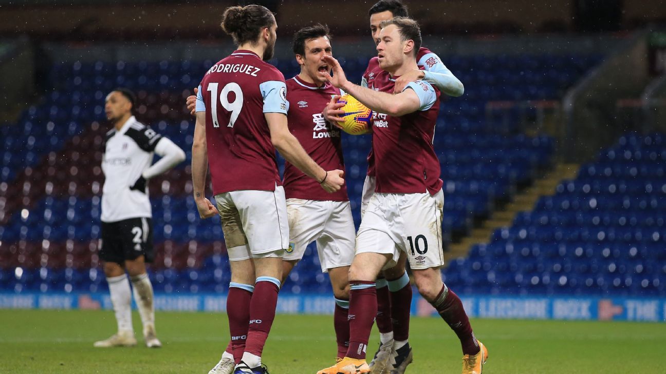 Burnley Vs Fulham Football Match Summary February 17 2021 Espn