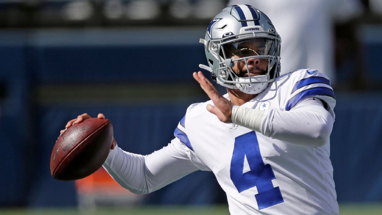 Source -- Dallas Cowboys QB Dak Prescott (shoulder) is on track to start  Week 1 - ESPN