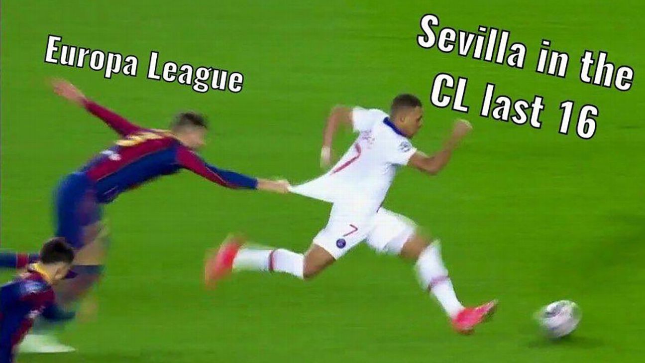 Barca Hit Back At Sevilla For Mbappe Pique Meme Football Is About Respect News Wwc