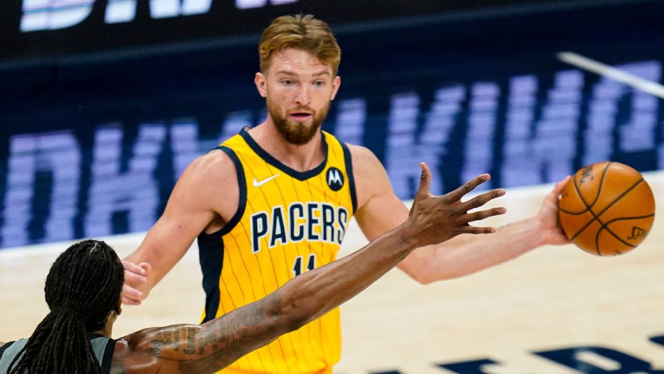Indiana Pacers center Domantas Sabonis to miss time with an ankle