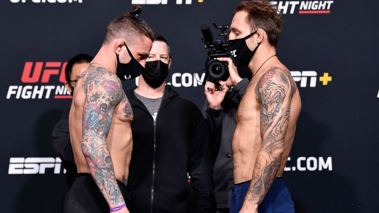 Gregor Gillespie-Brad Riddell co-main event off UFC Fight ...