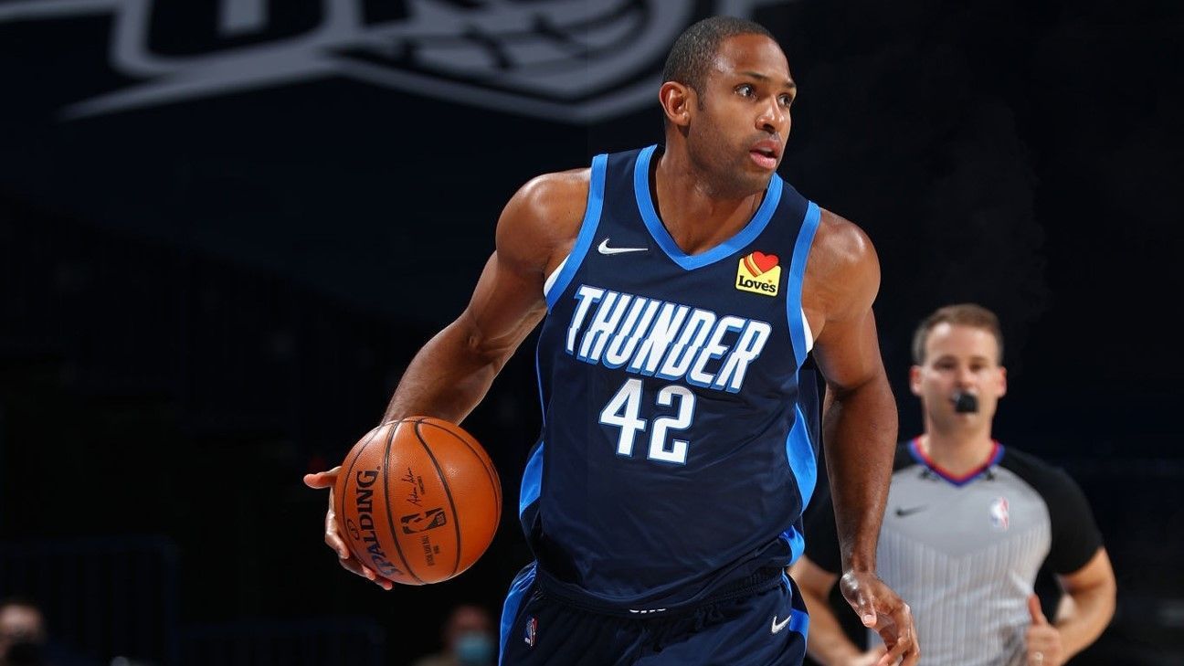 The Oklahoma City Thunder will sit in Horford for the remaining games