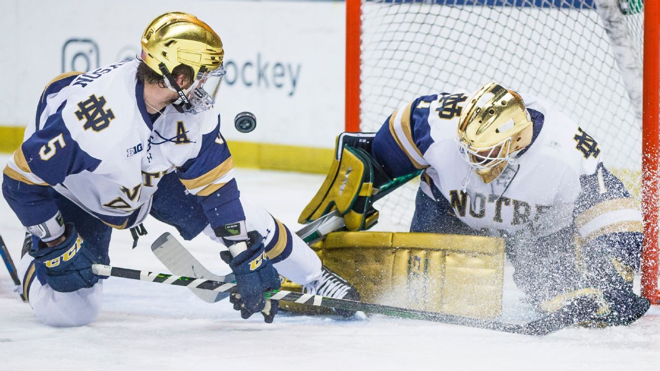 Notre Dame out of NCAA men's hockey tournament due to positive COVID19