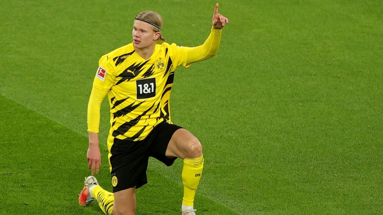 Erling Haaland is valued at 180 million euros by Borussia Dortmund