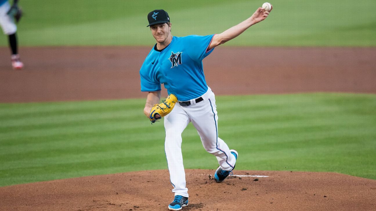 Marlins CF Jazz Chisholm Jr back from IL, LHP Trevor Rogers out