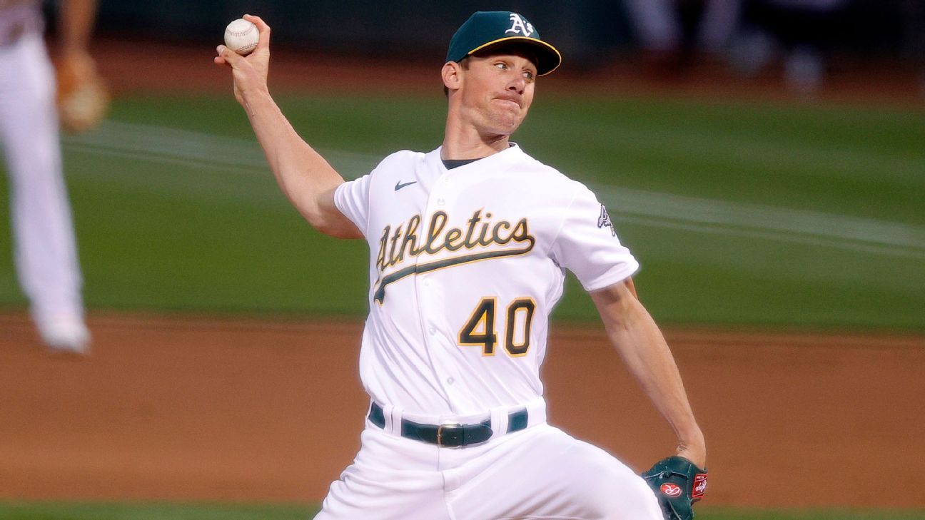 Chris Bassitt to start for Oakland Athletics on Thursday, 5 weeks after 100 mph line drive to head
