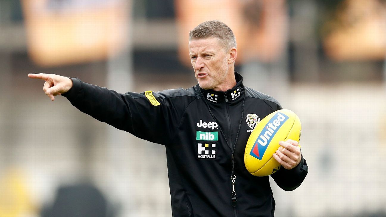 AFL Richmond Tigers coach Damien Hardwick keen on player loan system ESPN