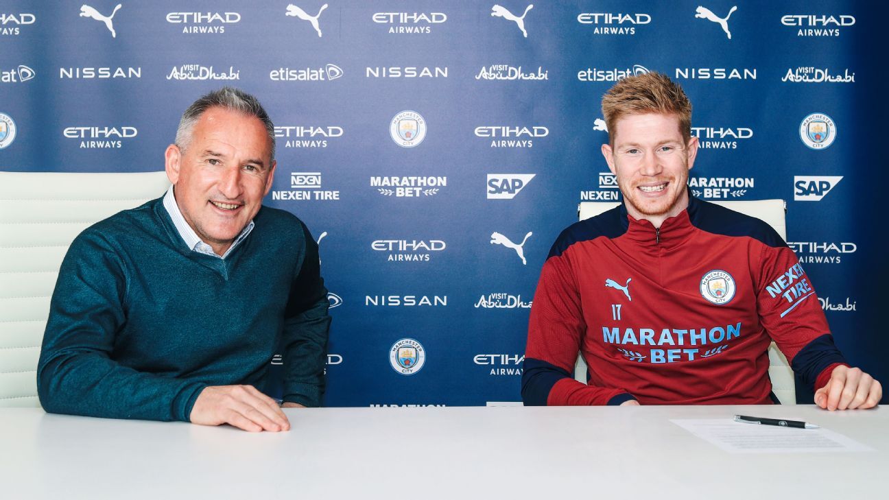 Kevin De Bruyne, jugador del Manchester City