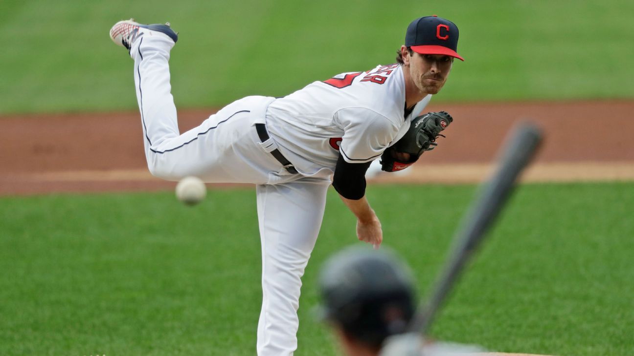 Shane Bieber to start Guardians' season opener in KC