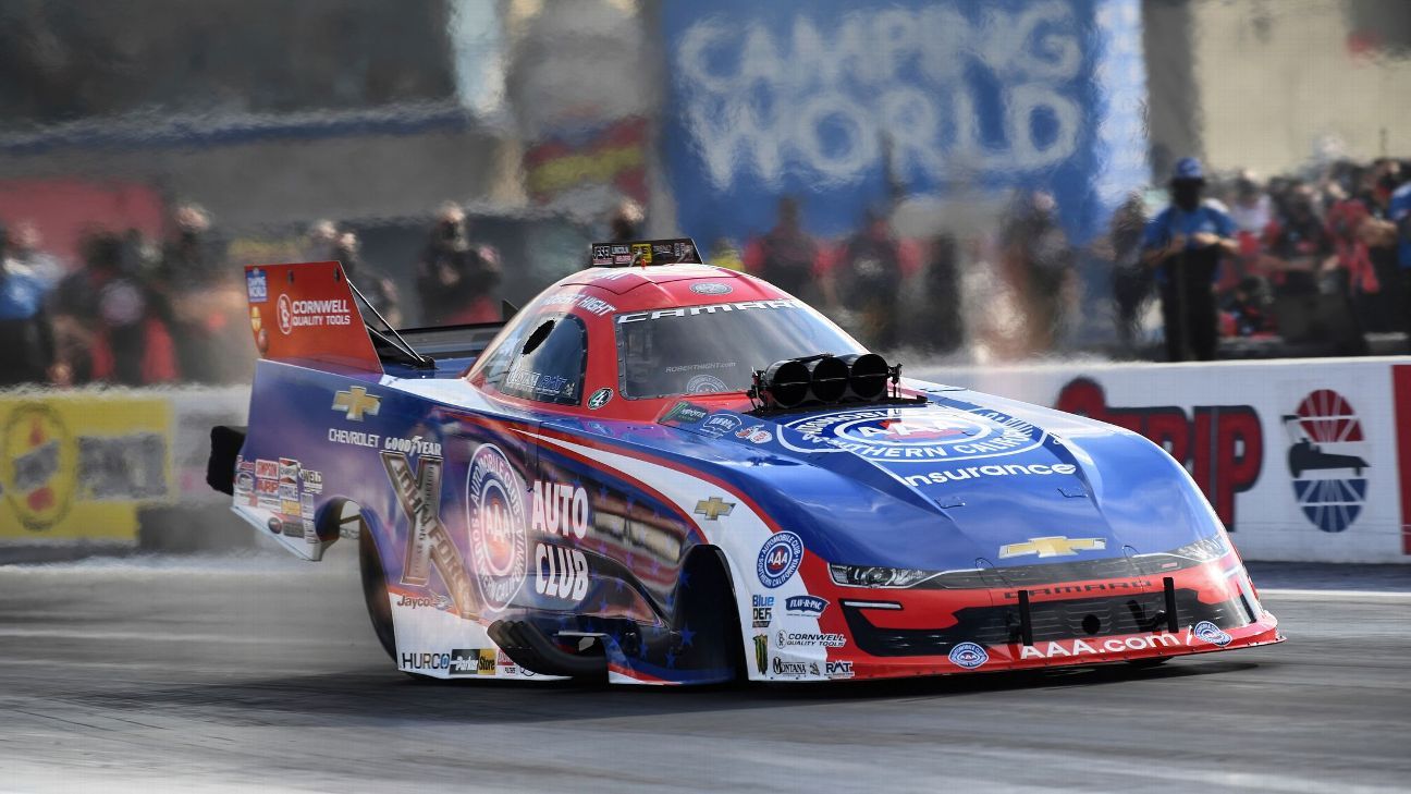 Hight in provisional prime spot at NHRA 4-Broad Auto Recent