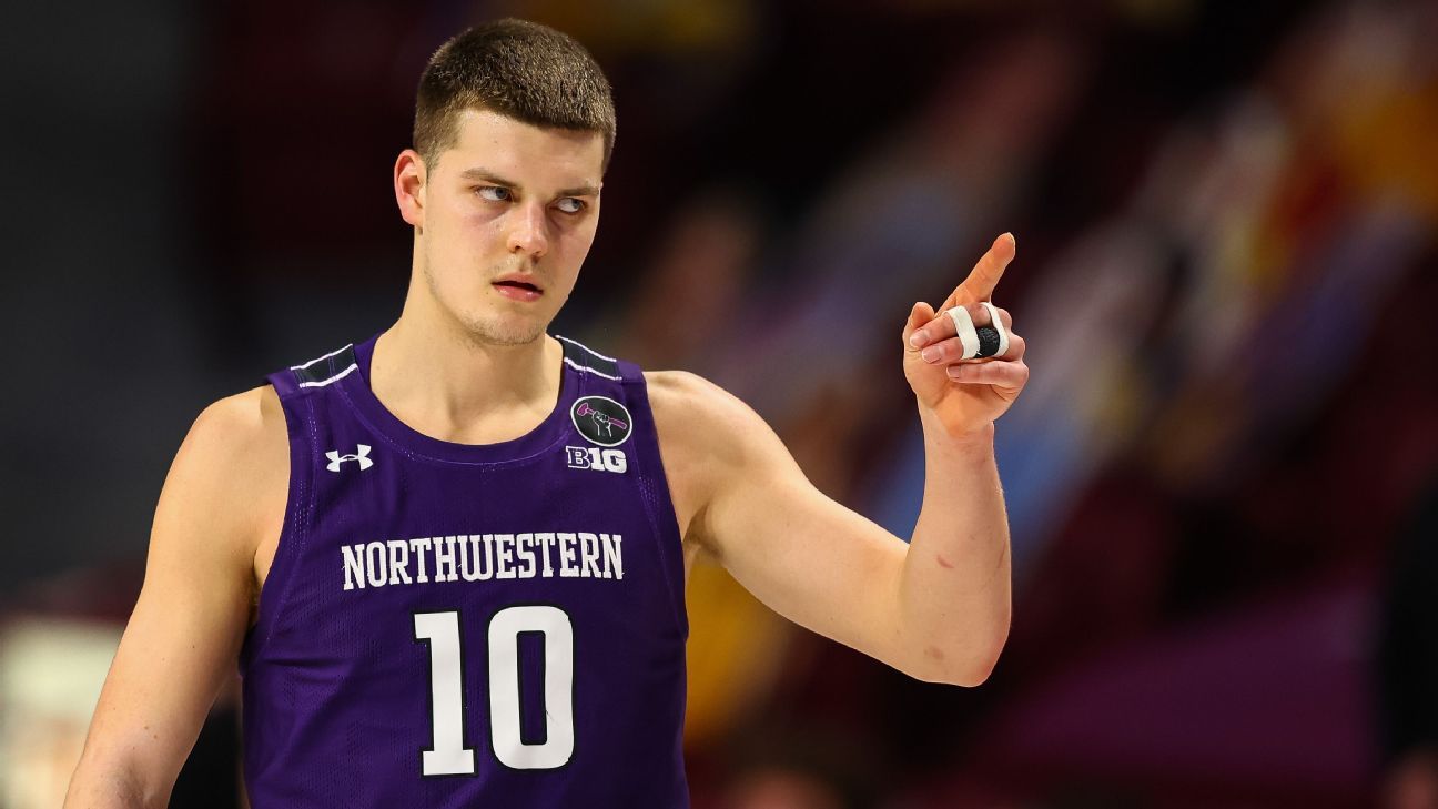 Indiana Hoosiers add Northwestern transfer Miller Kopp ESPN