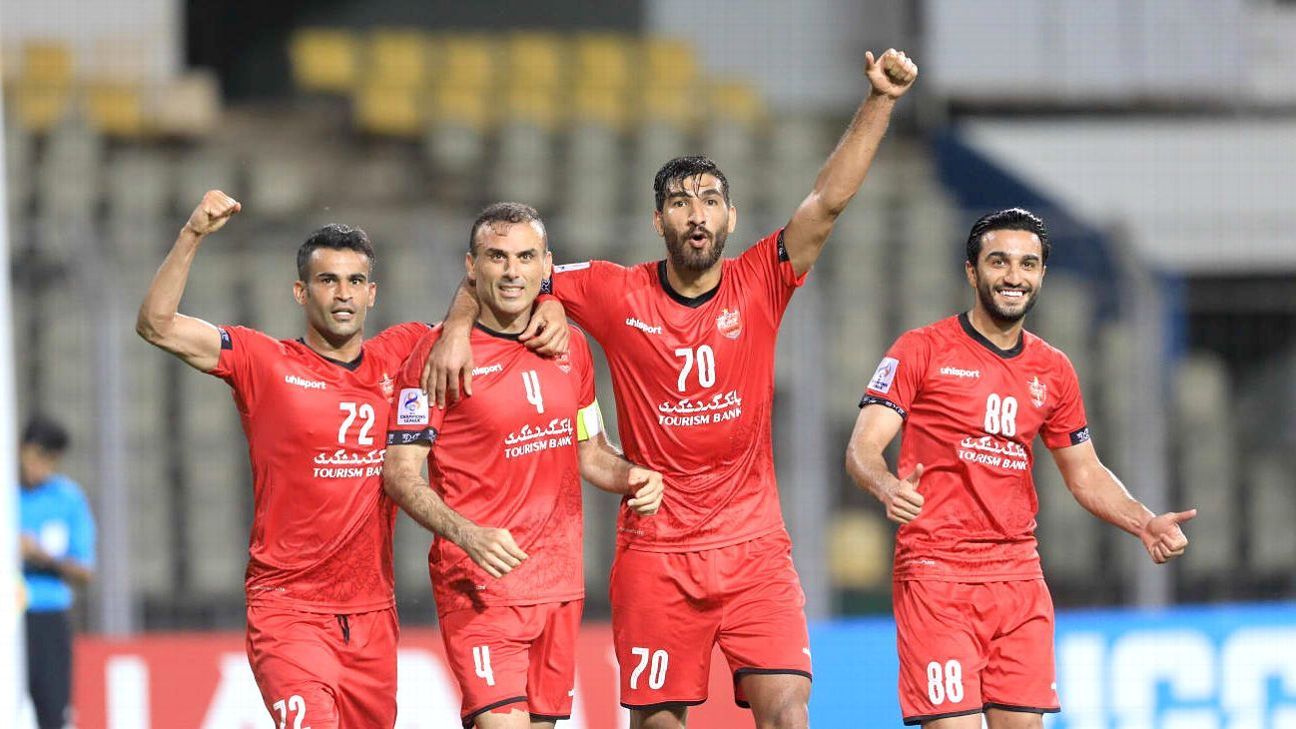 Iranian football clubs: Persepolis F.C., Esteghlal Tehran FC