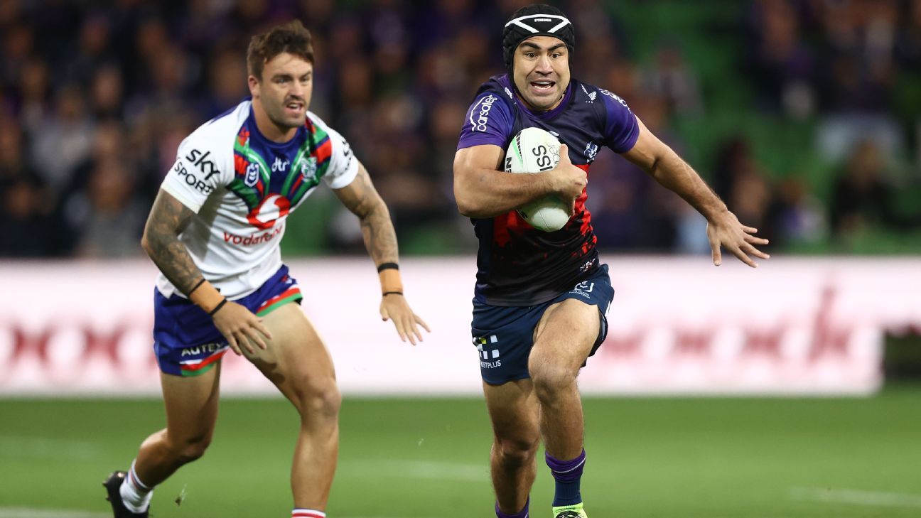 Vodafone Warriors in Anzac jersey for Storm clash