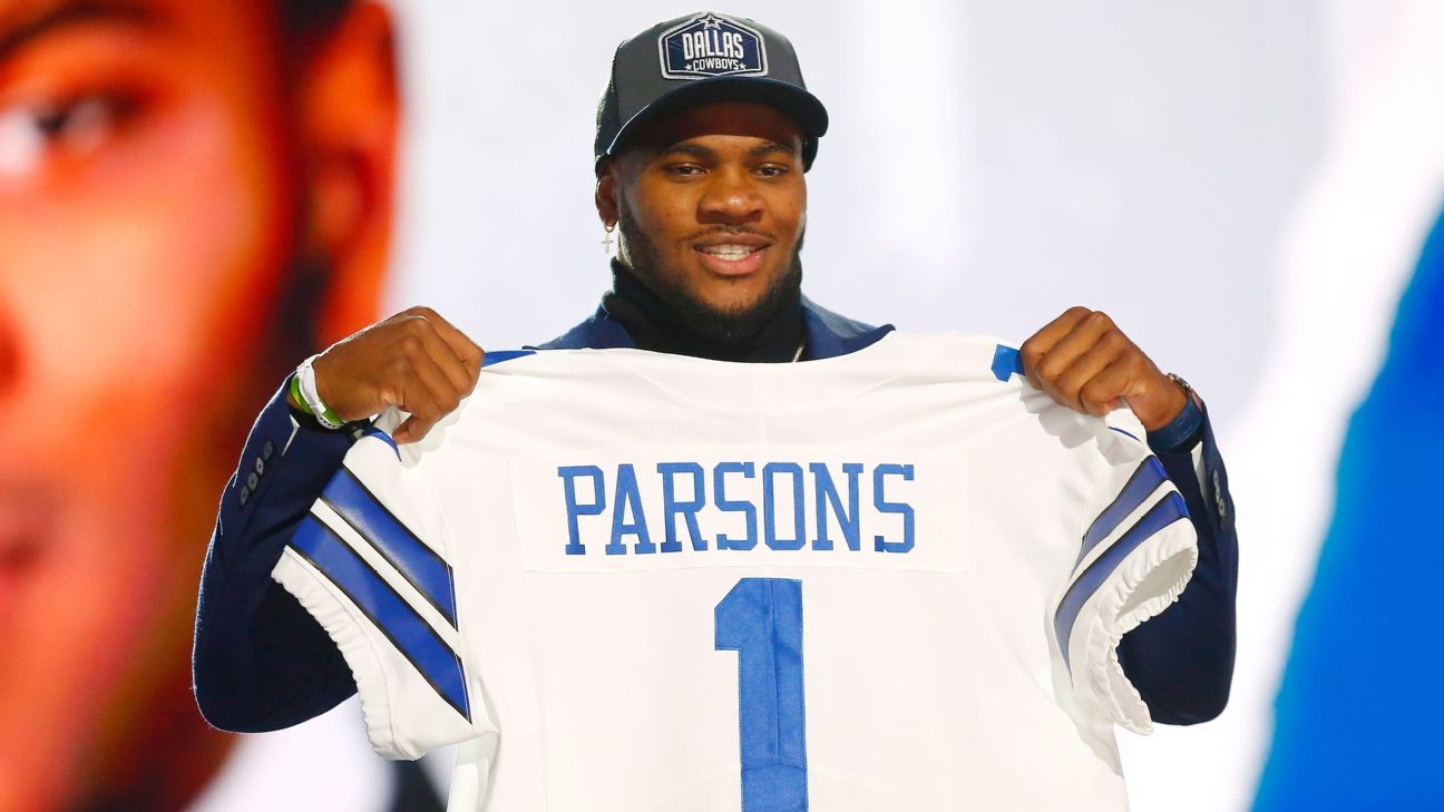 Cowboys announce rookie jersey numbers, Parsons gets Penn State 11