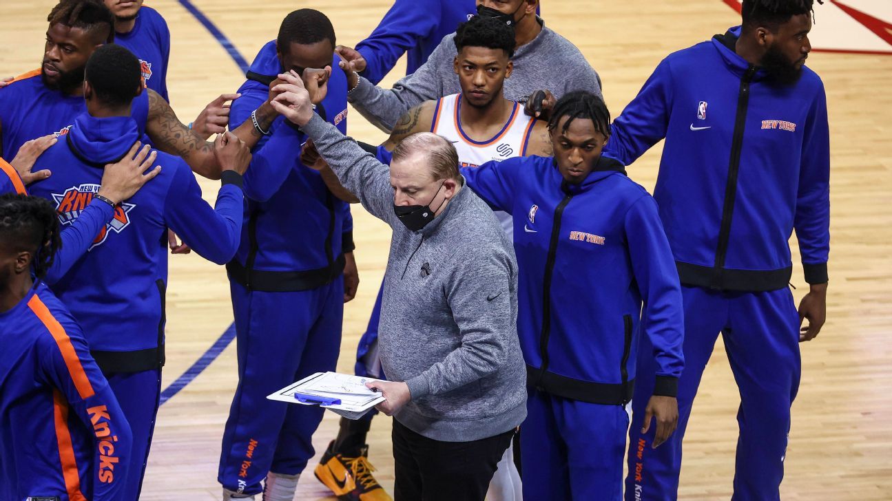 New York Knicks' Tom Thibodeau named Coach of the Year for second time -  ESPN