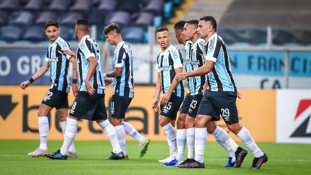 Sul Americana Gremio Enfia 8 No Aragua Consegue Goleada Historica Segue 100 Com Tiago Nunes E Lidera Grupo H