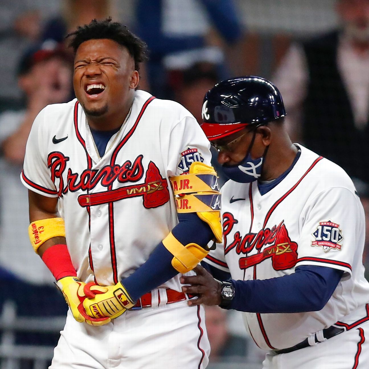 MLB star Ronald Acuna Jr reveals heartfelt gesture for new wife after  celebrating their marriage by hitting Grand Slam