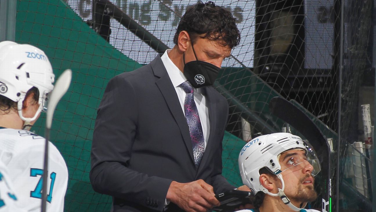 San Jose Sharks associate coach Rocky Thompson stepping down after being unable ..