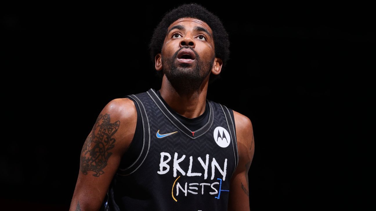 Kyrie Irving 'incredibly grateful' to be back with Brooklyn Nets after first pra..