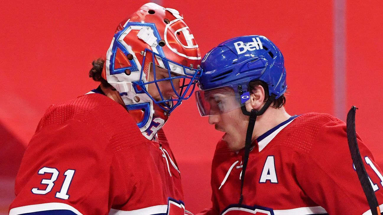 Prepping For Playoffs Montreal Canadiens Reassign Carey Price Brendan Gallagher For Conditioning